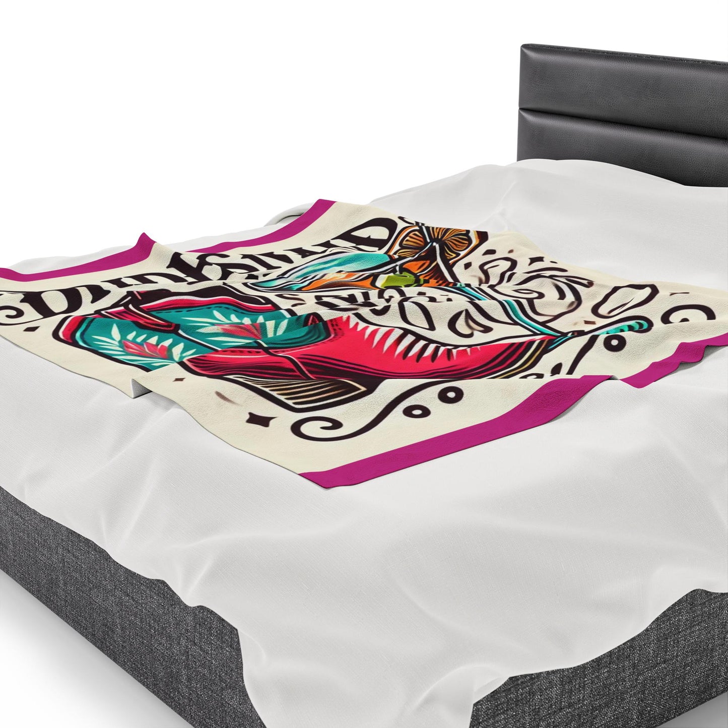 Velveteen Plush Blanket, Bridesmaid Wedding Party Gift, Cozy Rustic Decor, Soft Throw Blanket, Warm Fleece Bedding, Bachelorette