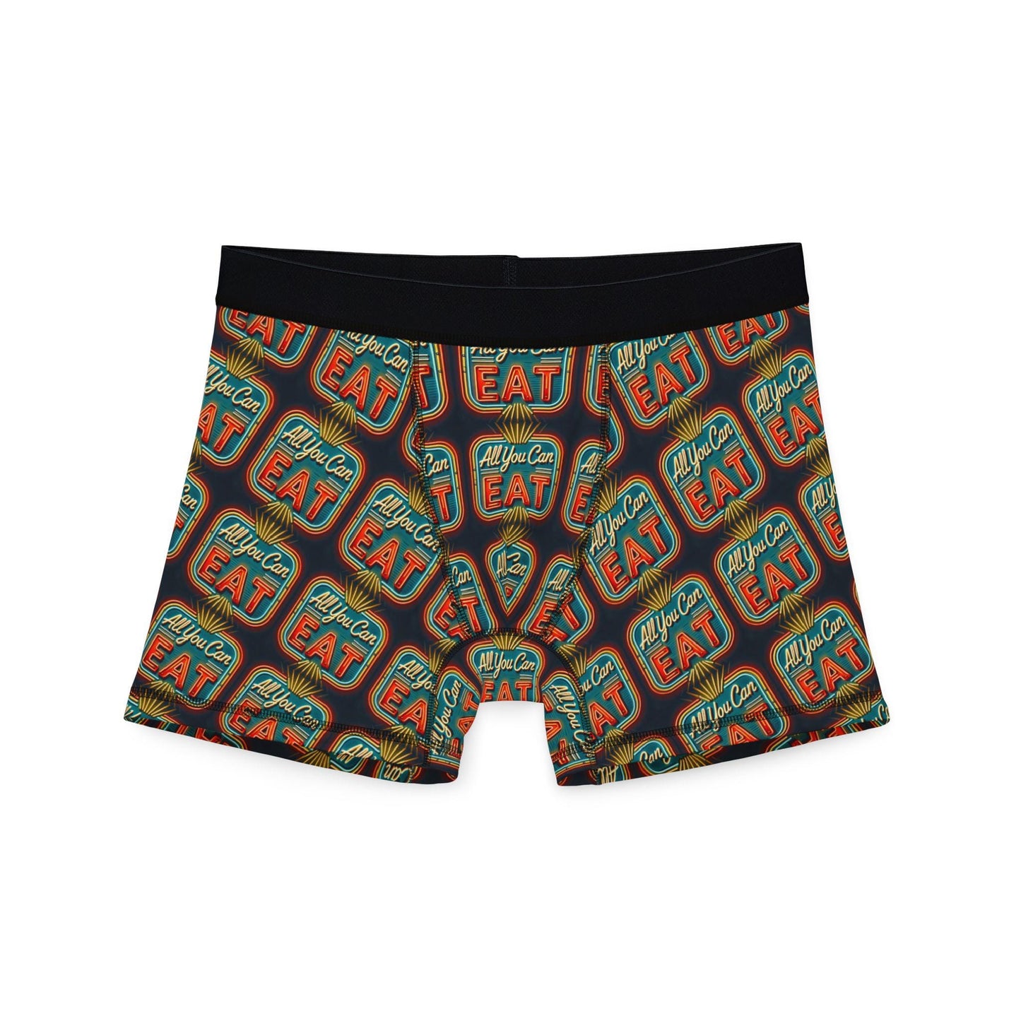 Men's Boxers, Funny All You Can Eat Vintage Neon Sign Design, Spicy Gift for Gay Men, LGBT Pride Accessory, Sexy Soft Boxer Briefs, Gay Cake