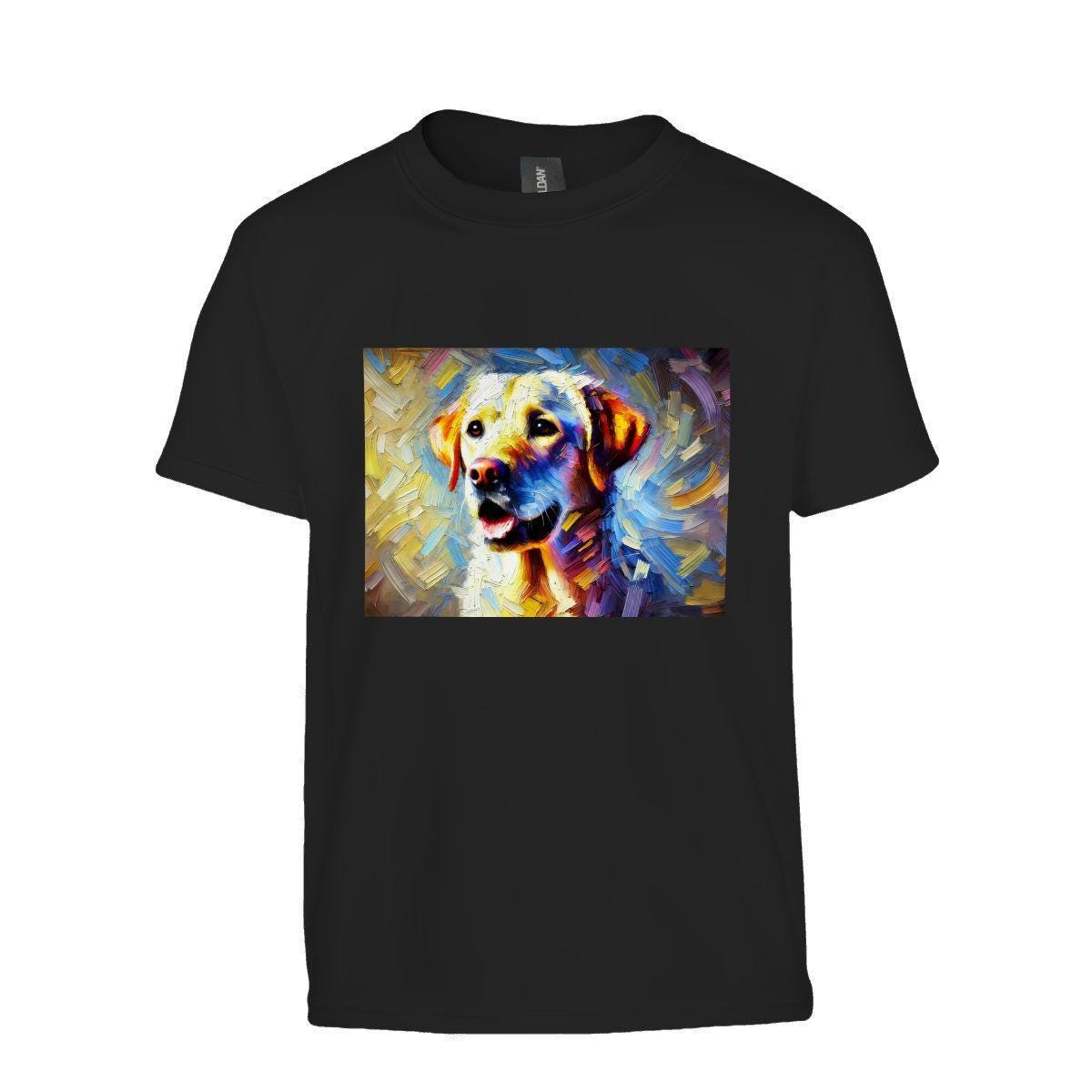 Kids Tee, Fun Labrador Retriever Youth T-Shirt, Unique Birthday Gift, Casual Vacation Wear, Original Art Tee, Kid's Fashion, Back To School