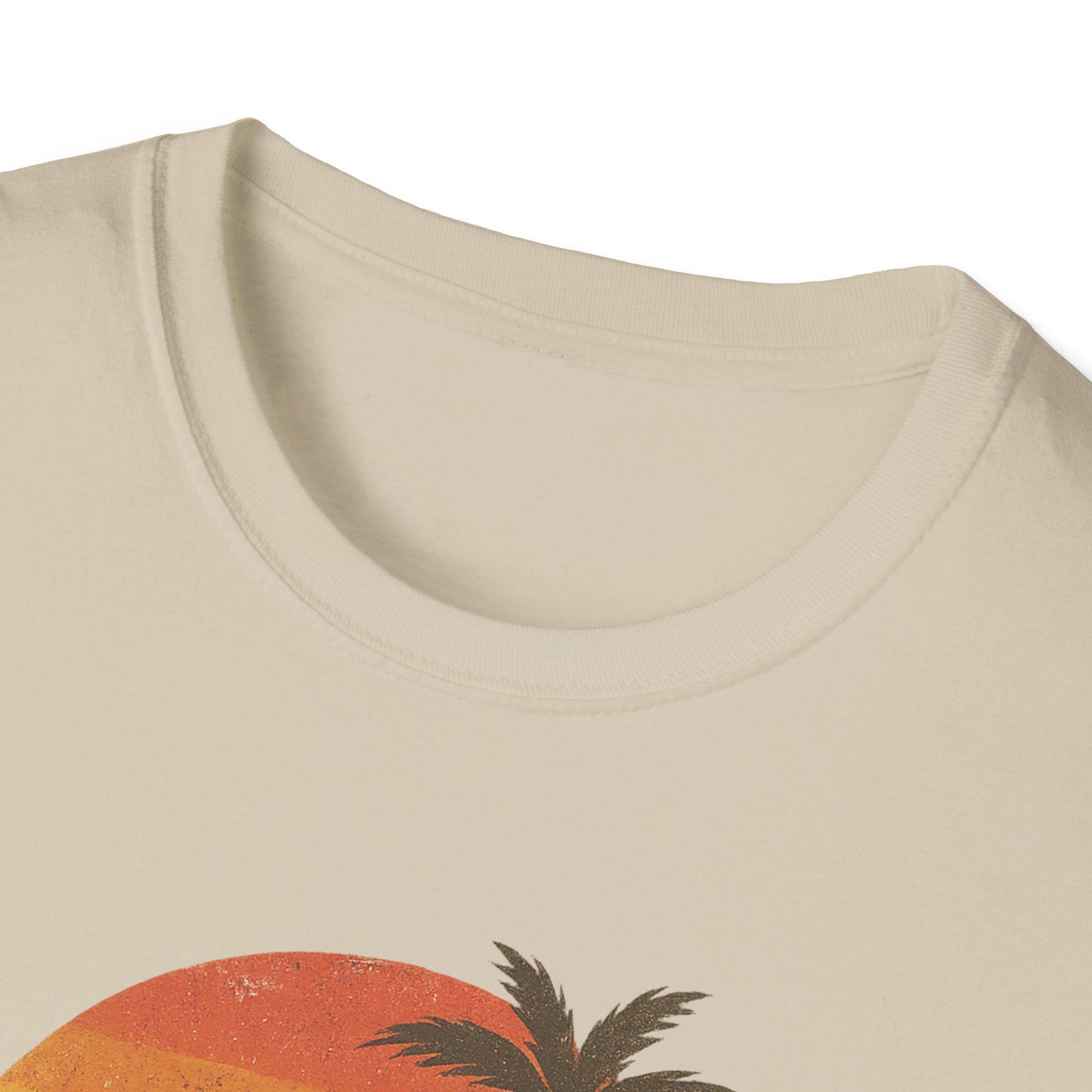 Gulf of America Retro Unisex Softstyle T-Shirt, Beach Sunset Shirt, Summer Vacation Apparel, Tropical Graphic Tee, Great Again Casual Wear