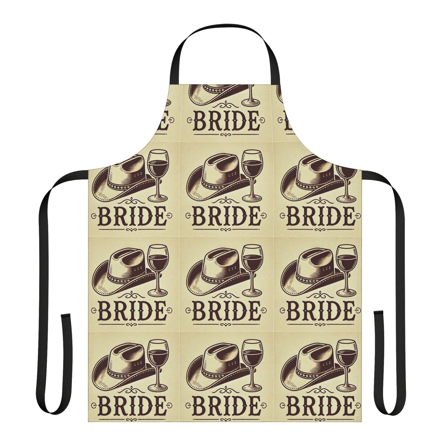 Bride Gift Apron, 5-Color Straps to Choose From, Wedding Gifts, Kiss the Cook, Newlyweds