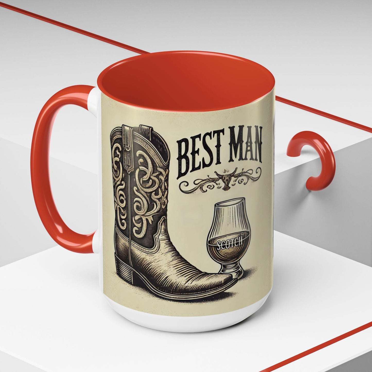 Best Man Gift Coffee Mug (11oz, 15oz), Ceramic Coffee Mug, Gifts for Groom, Wedding Gift, Cigar Lover, Groom's Gift