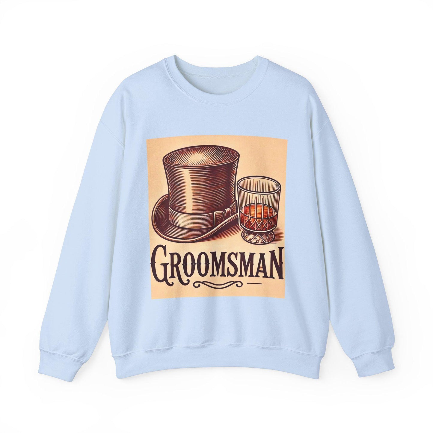 Groomsman Sweatshirt Heavy Blend™, Gift for Groomsman, Bachelor Party, Wedding Party Gift