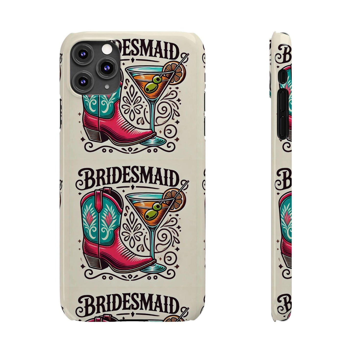 Bridesmaid Gift Slim Phone Case for iPhone, Gifts for Wedding Party, Bachelorette Party Swag