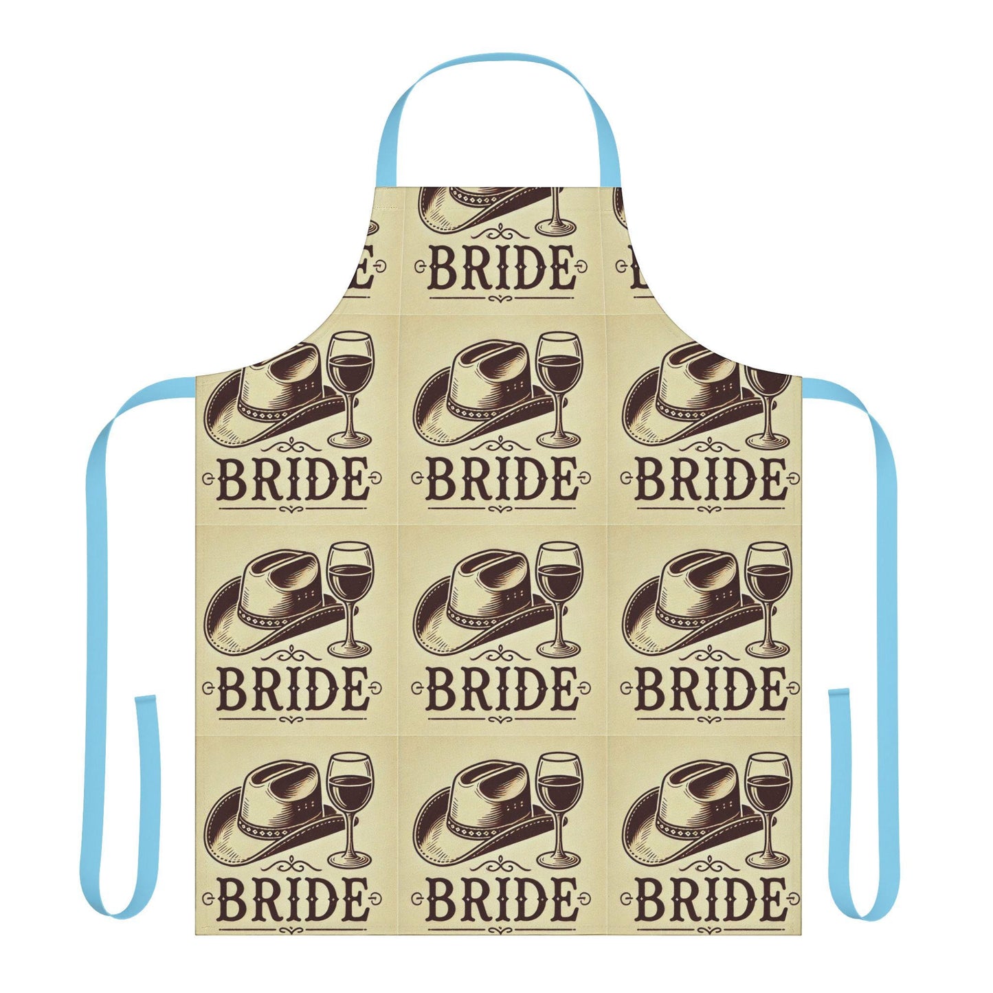 Bride Gift Apron, 5-Color Straps to Choose From, Wedding Gifts, Kiss the Cook, Newlyweds