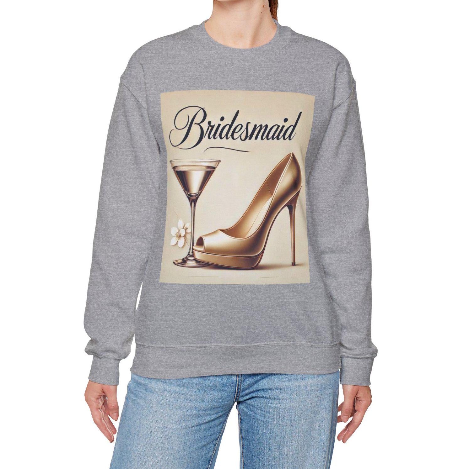 Bridesmaid Sweatshirt Heavy Blend™, Gift for Bridesmaid, Bachelorette Party, Wedding Party Gift