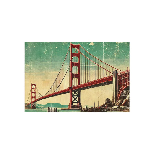 Door Mat San Francisco, Golden Gate Bridge Outdoor Rug - Welcome Mat, Patio Rug, Home Decor, Housewarming Gift, Porch Decor, Indoor/Outdoor