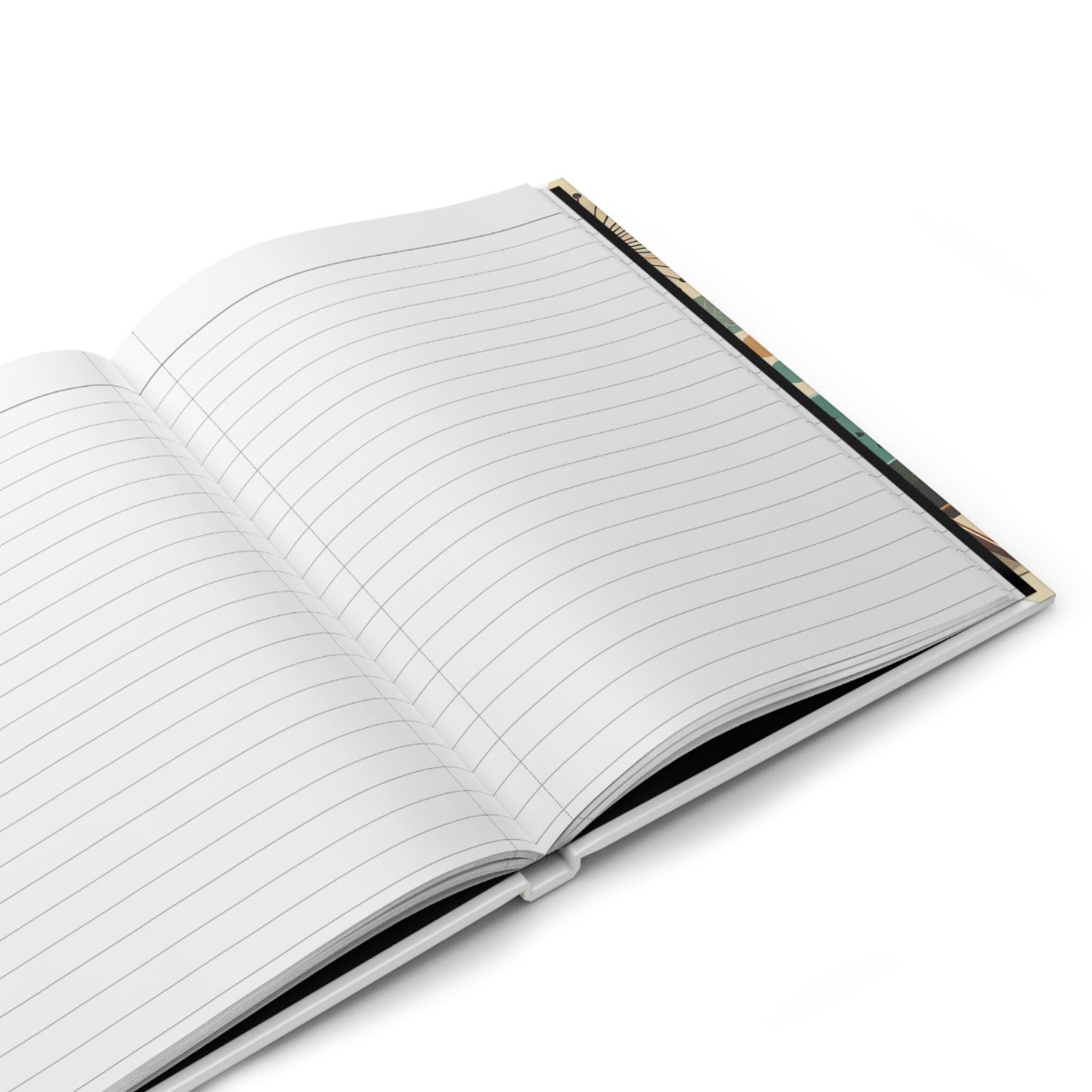 Journal Hardcover, Mid-Century Vintage Charm Notebook, Books Lovers Gift, Retro Matte Diary, Design Lovers Journal, Literature Enthusiast