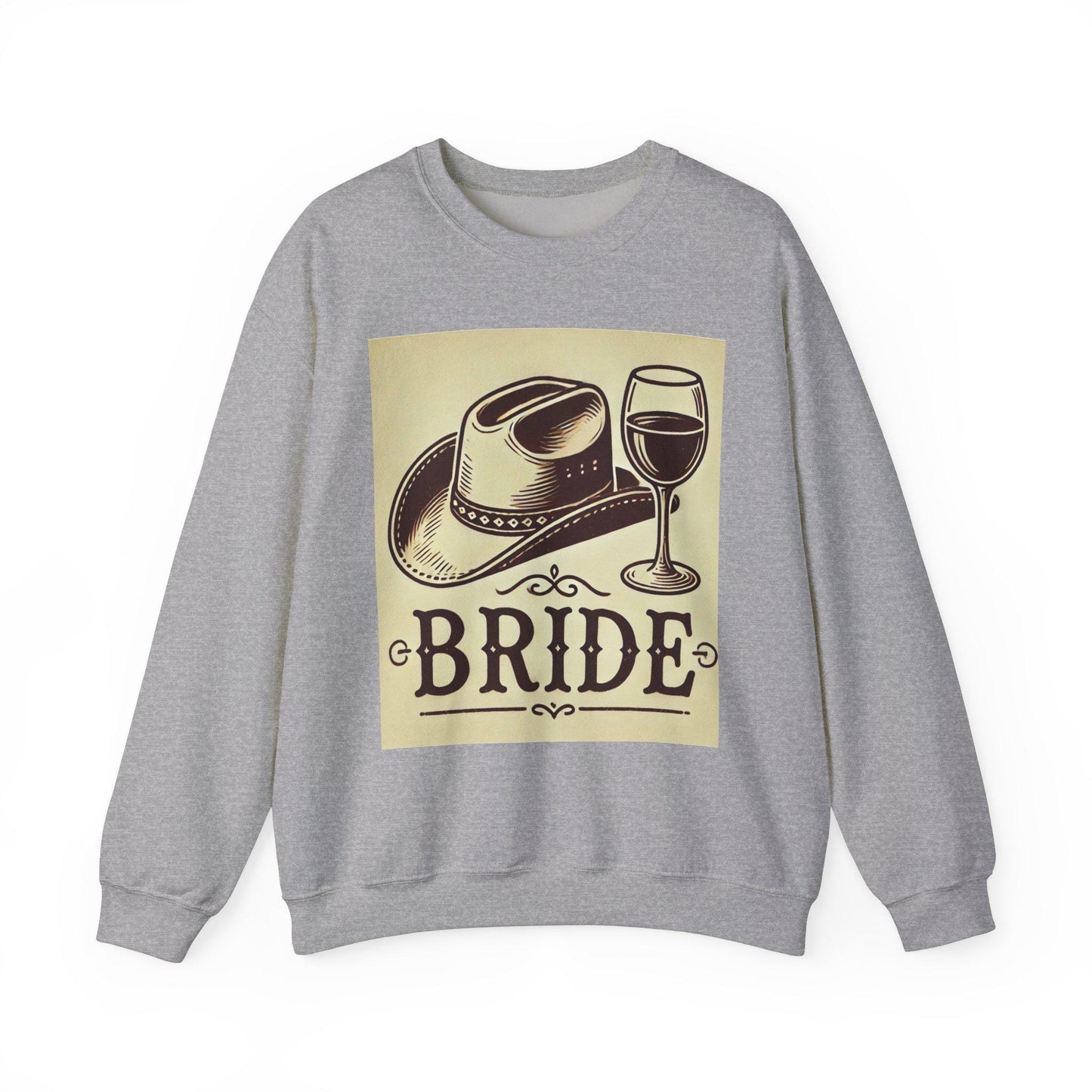 Bride Sweatshirt Heavy Blend™, Gift for Bride, Bachelorette Party, Country Wedding Party Gift