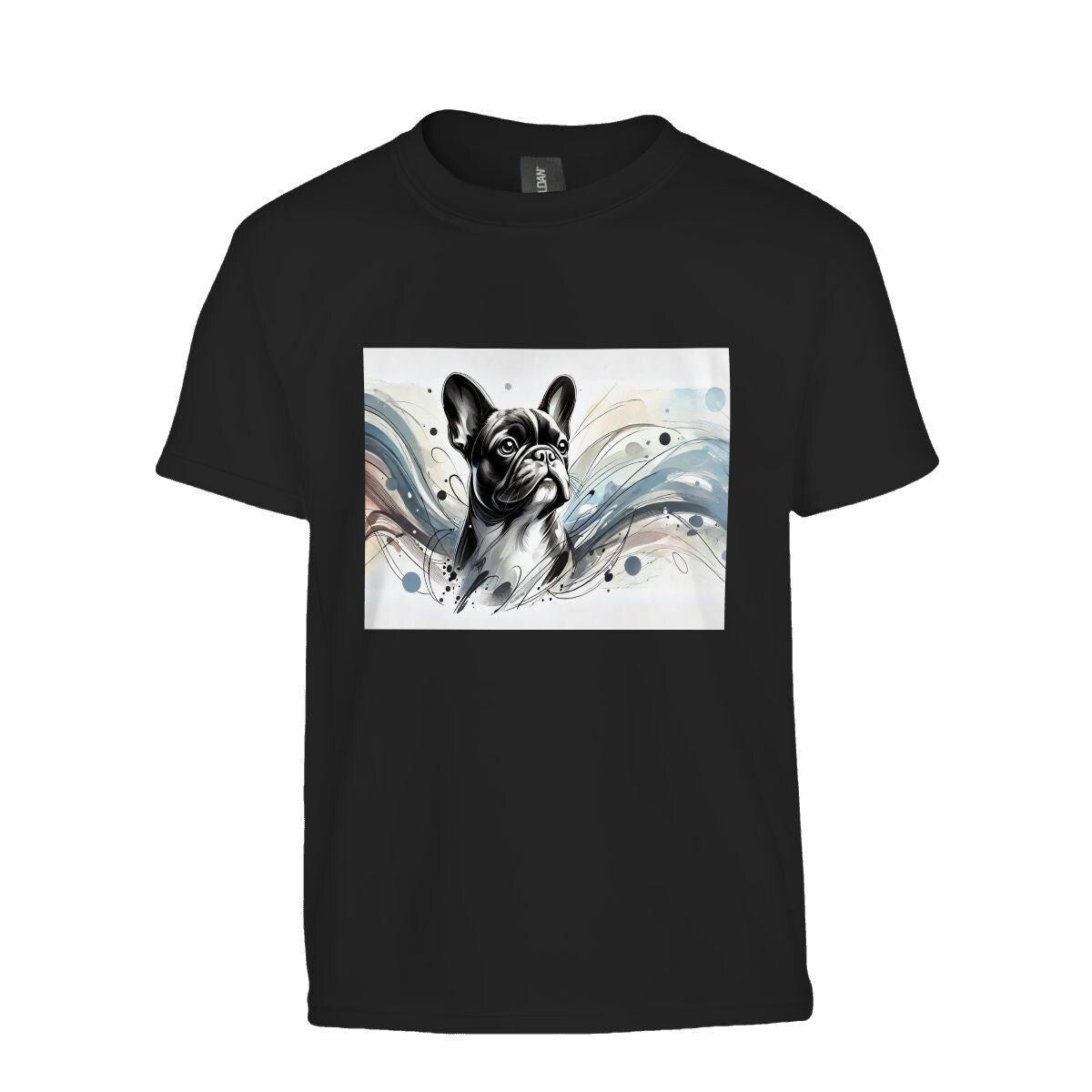 Kids Tee, Fun French Bulldog Youth T-Shirt, Unique Birthday Gift, Casual Vacation Wear, Original Art, Kid's Fashion Design, Back To School