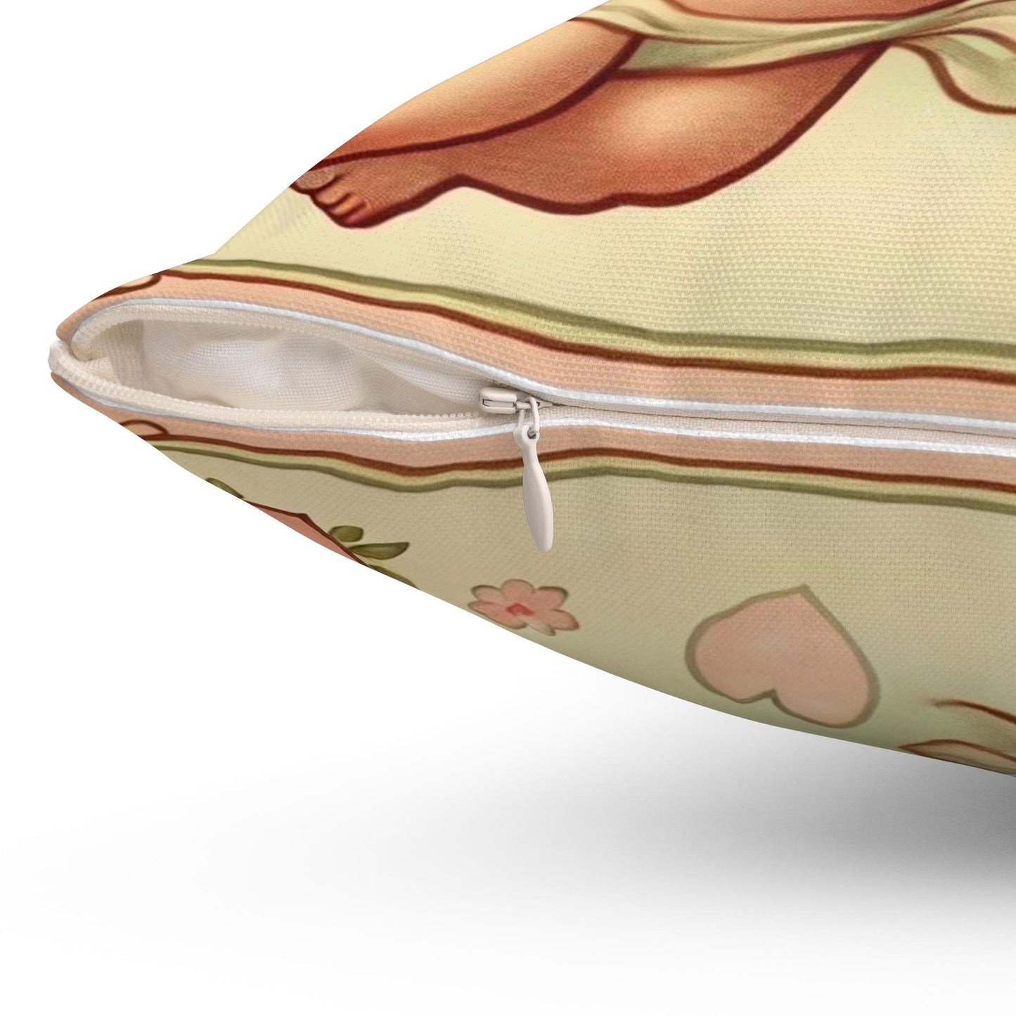 Sweet Valentine's Day Gift Square Pillow (14"x14"), Cupid's Arrow, Gift for Girlfriend, Wife, Best Gifts for Valentines Day, Sweetheart Gift