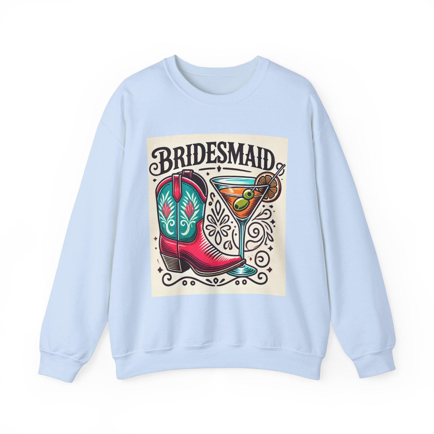 Bridesmaid Sweatshirt Heavy Blend™, Gift for Bridesmaid, Bachelorette Party, Country Wedding Party Gift