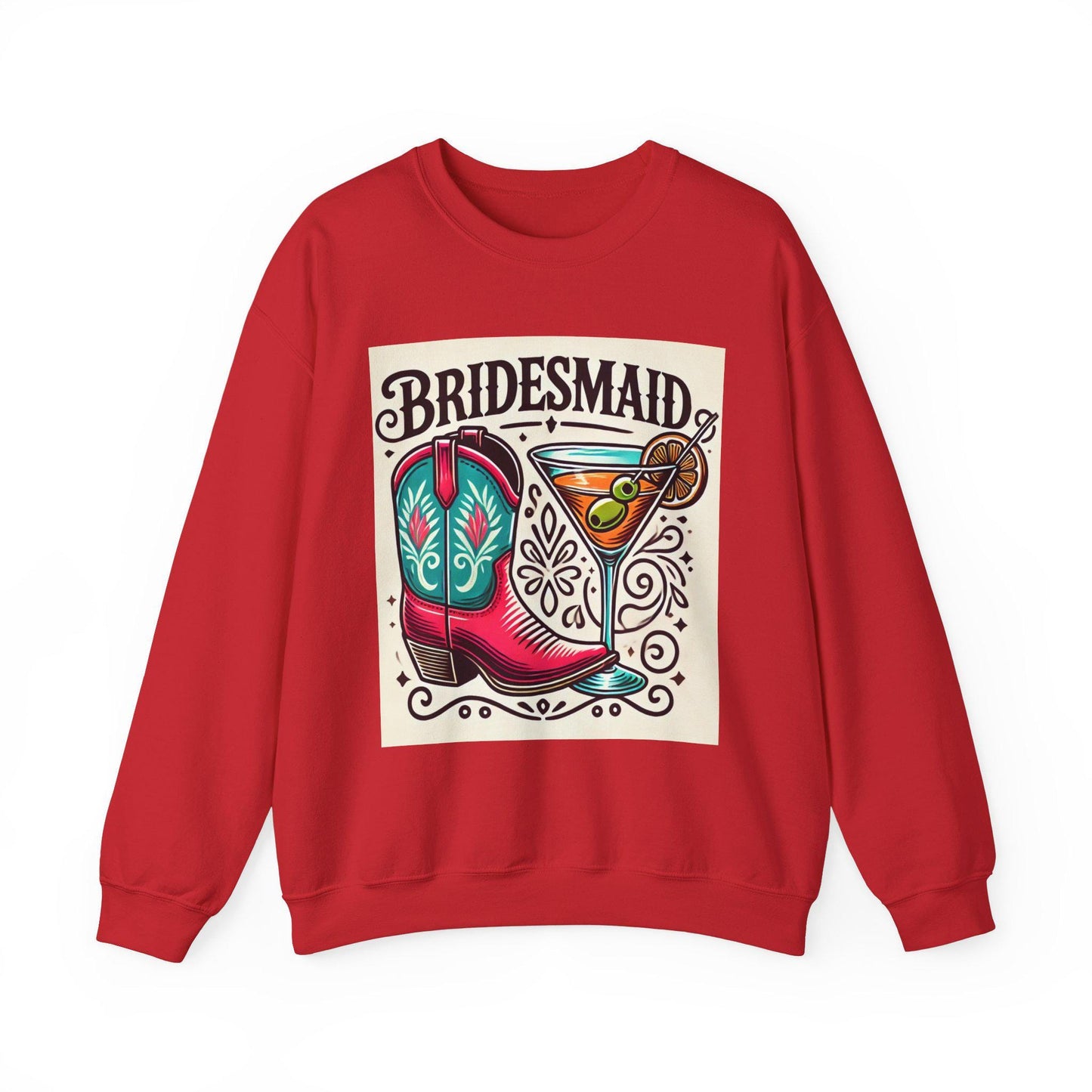 Bridesmaid Sweatshirt Heavy Blend™, Gift for Bridesmaid, Bachelorette Party, Country Wedding Party Gift