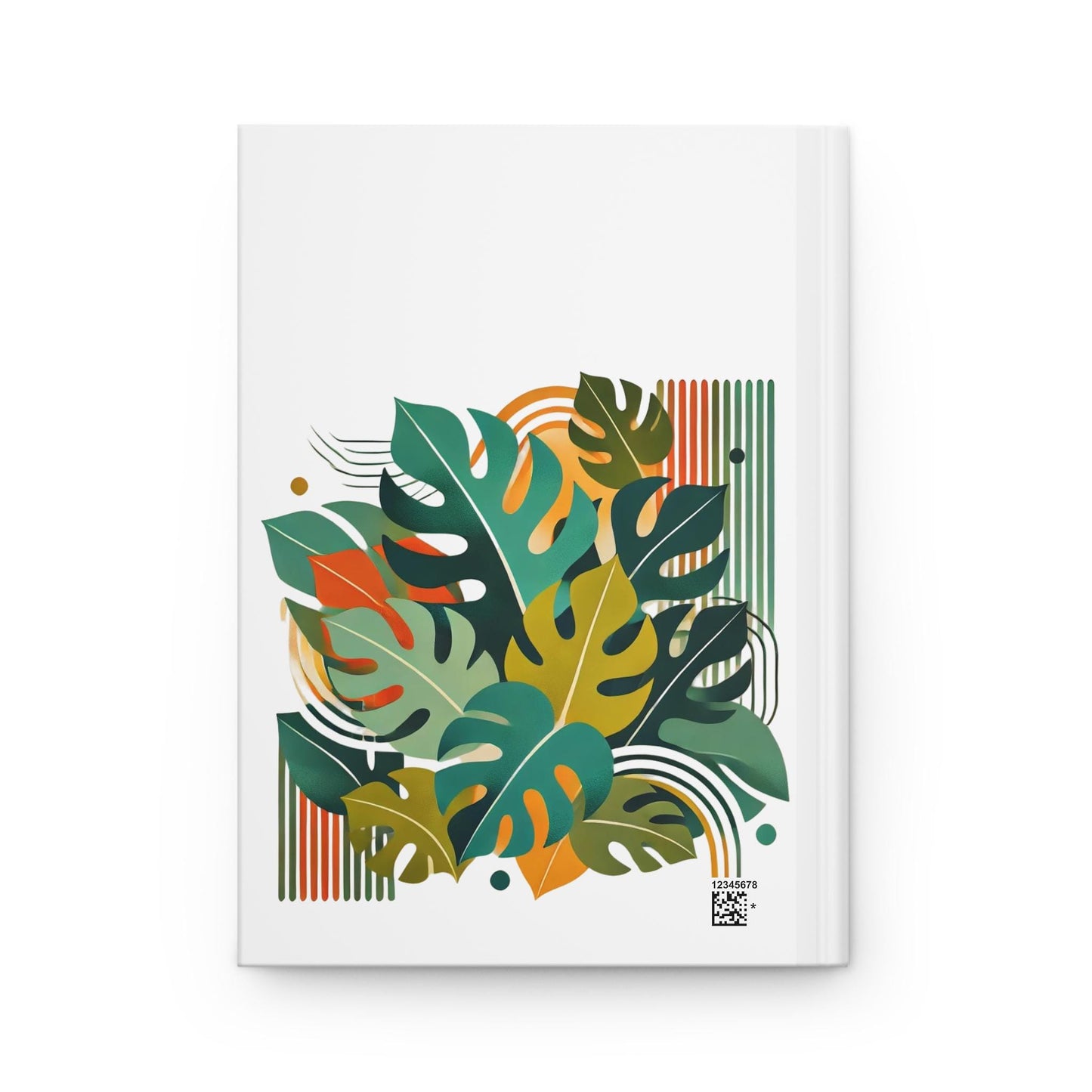 Journal Hardcover, Funny House Plants Mid-Century Modern Design Matte Journal, Humorous Notebook Gift, Retro Art Diary