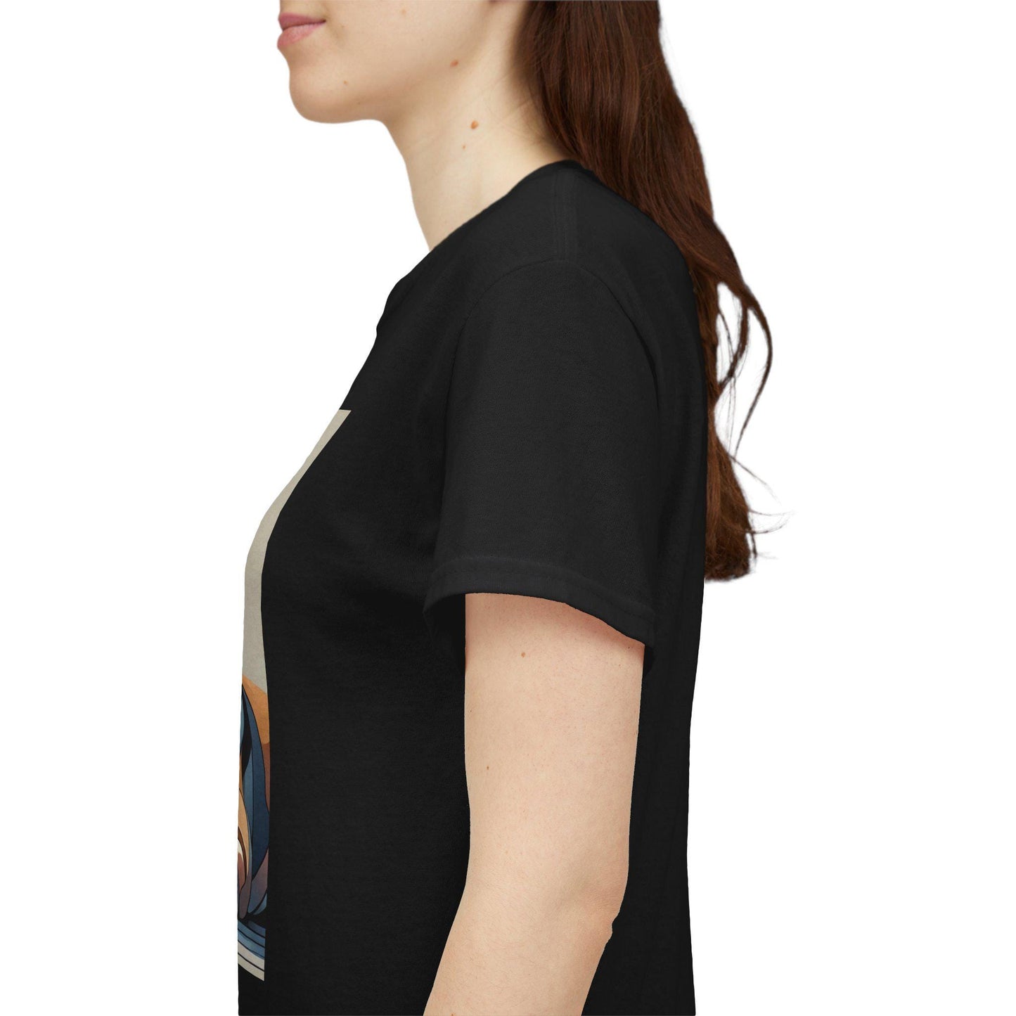 Dog Tee, French Bulldog Modern Cubist Design, Unisex LGBT Frenchie Dog Lover Gift, Gay Graphic Top, Unisex Heavy Cotton T-shirt, 7 Colors