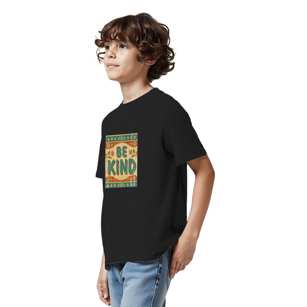 Kids Tee, Fun Be Kind Youth T-Shirt, Unique Birthday Gift, Casual Vacation Wear, Original Art Tee, Kid's Fashion Design, Back To School