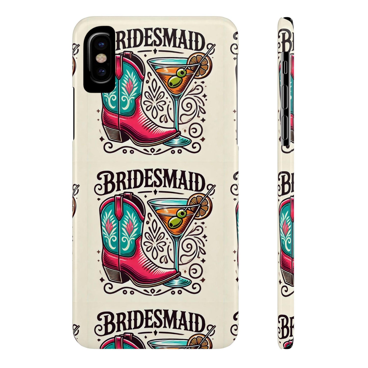 Bridesmaid Gift Slim Phone Case for iPhone, Gifts for Wedding Party, Bachelorette Party Swag