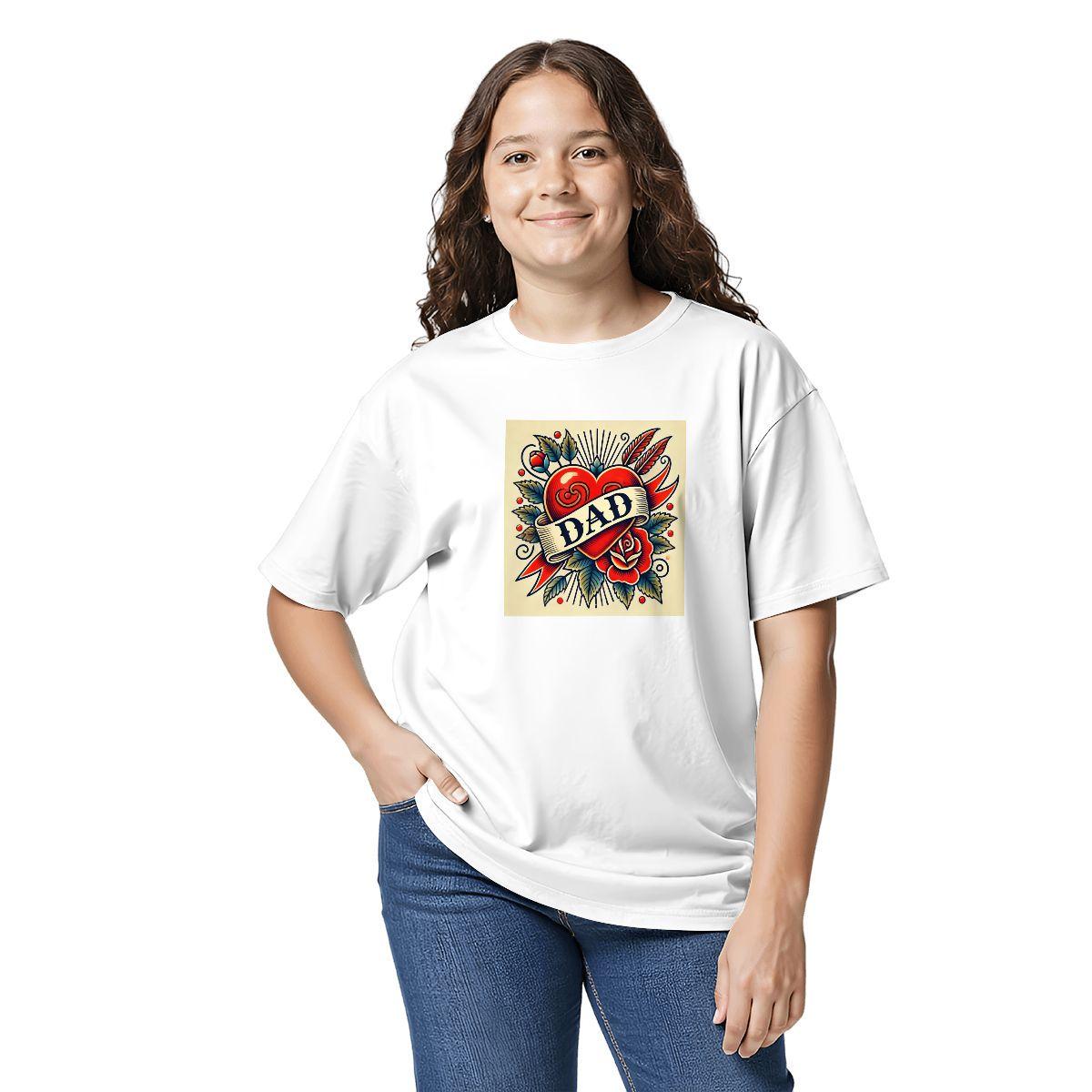 Kids Tee, Fun DAD Youth T-Shirt, Unique Birthday Gift, Casual Vacation Wear, Original Art Tee, Kid's Fashion, Playful Design, Back To School