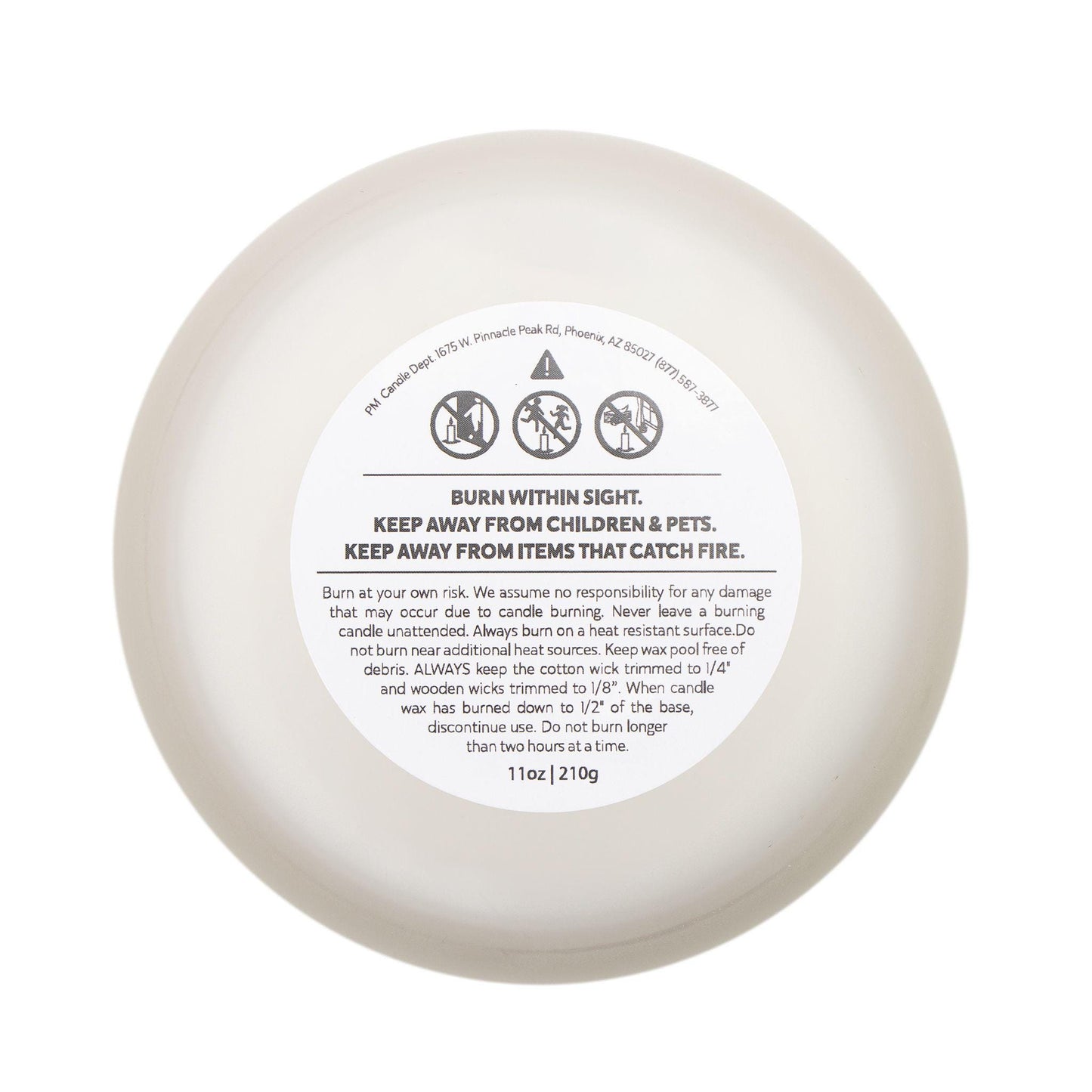 Frosted Glass Candle 11oz, Desert Rider Modern Southwestern Design, Relaxing Soy Candle, Chic Housewarming Gift, Home Decor, Aromatherapy