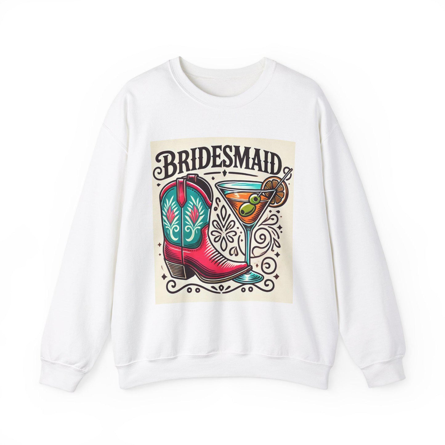 Bridesmaid Sweatshirt Heavy Blend™, Gift for Bridesmaid, Bachelorette Party, Country Wedding Party Gift