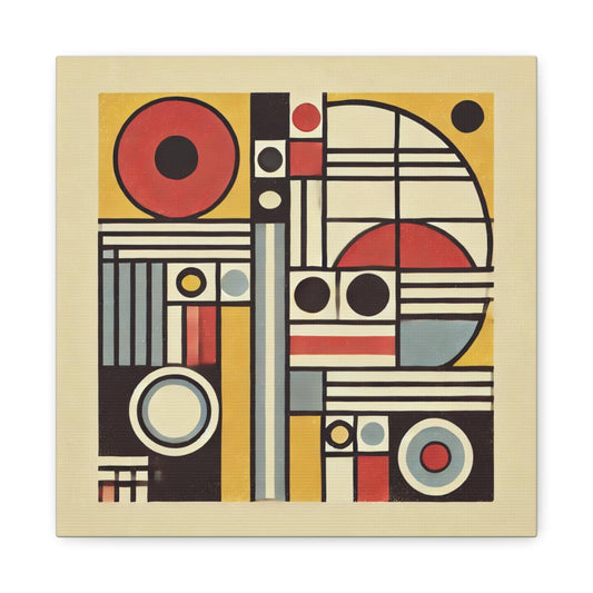 Canvas Print, Mid-Century Modern Sputnik, Housewarming or Birthday Gift, Vintage Bauhaus Retro Charm, Wall Art Decor, Matte Canvas