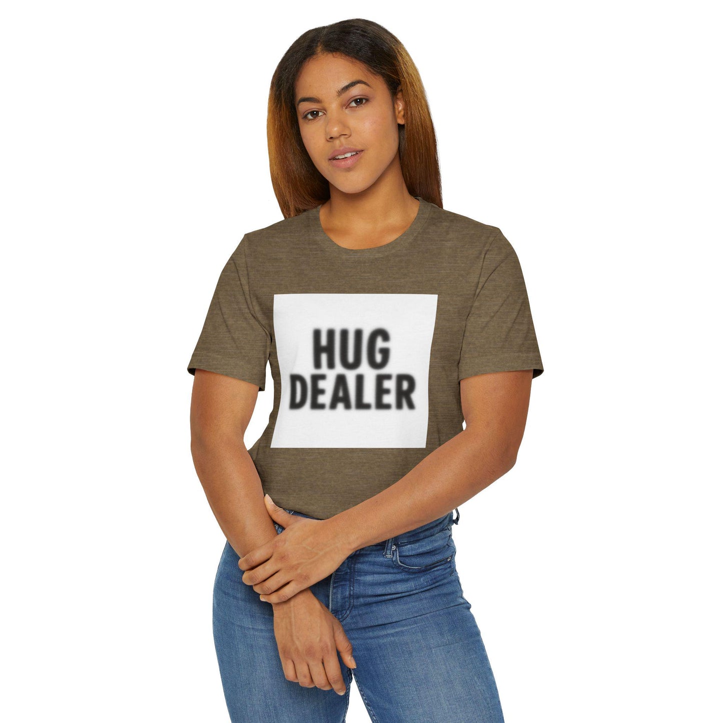 Funny Hug Dealer T-Shirt, Unisex Casual Tee, Gift for Blurry Hug Lovers, Perfect for Birthdays, Humorous Shirt, Casual Rave Party Wear