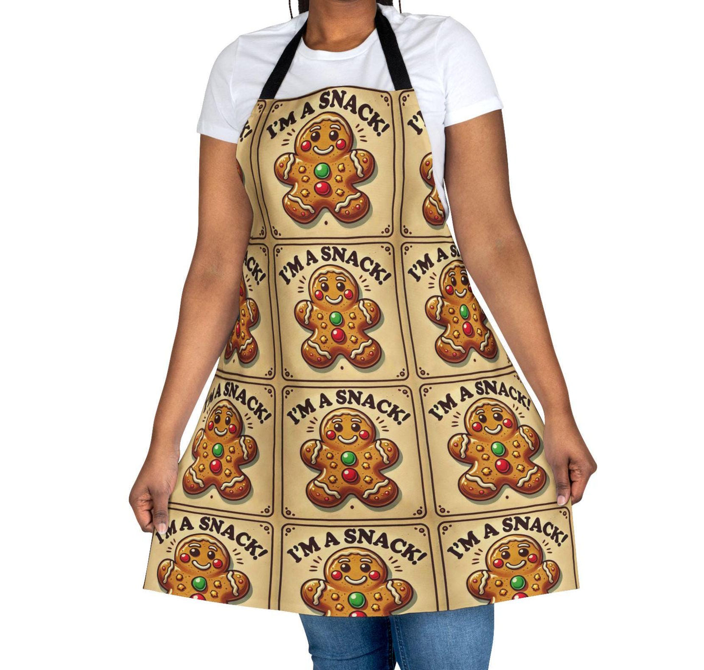 Funny Christmas Gift Apron, 5-Color Straps to Choose From, Christmas Gifts, Kiss the Cook, BBQ, Grilling