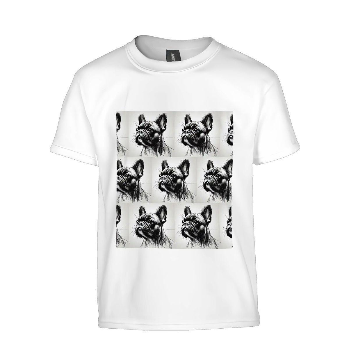 Kids Tee, Fun French Bulldog Youth T-Shirt, Unique Birthday Gift, Casual Vacation Wear, Original Frenchie Tee, Kid's Fashion, Back To School