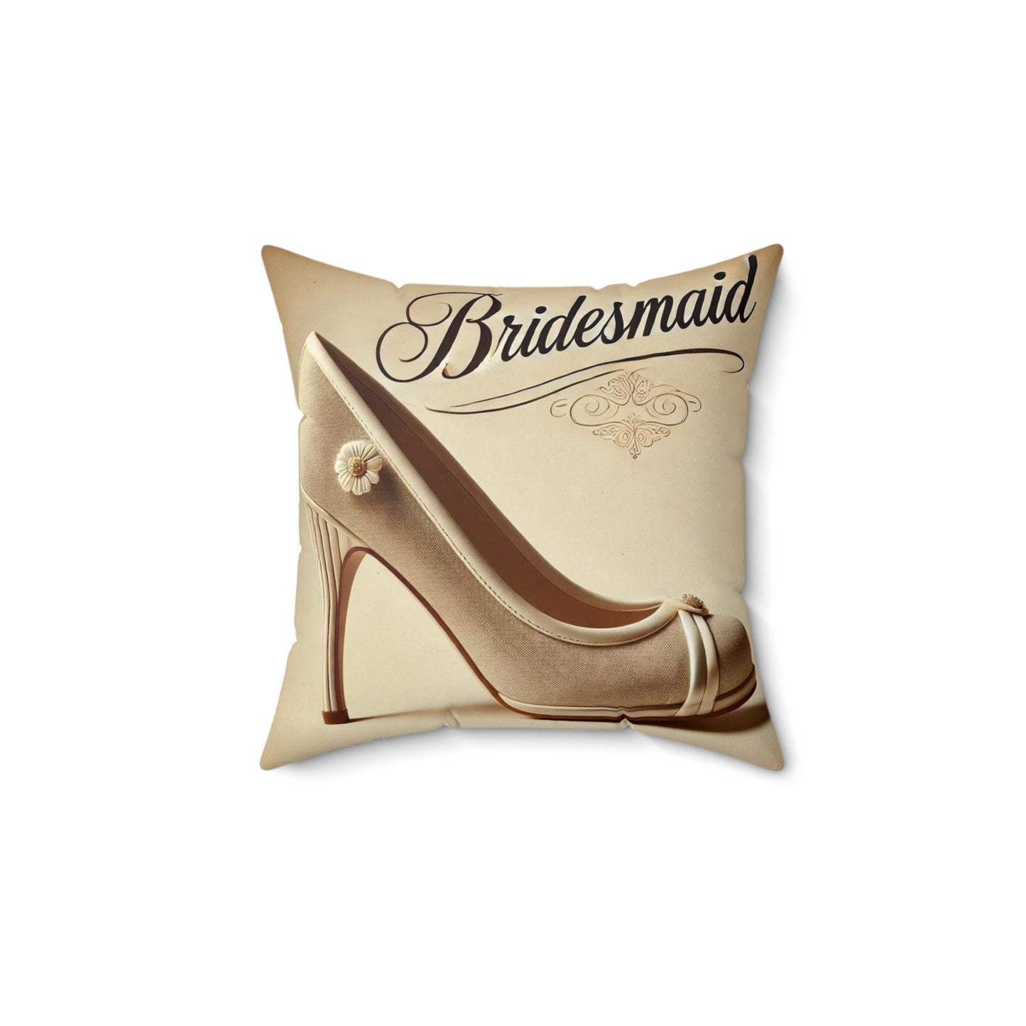 Bridesmaid Gift Pillow (14"x14" Square), Cowgirl Bridesmaid, Best Gifts for Bachelorette Party, Wedding Party Gifts