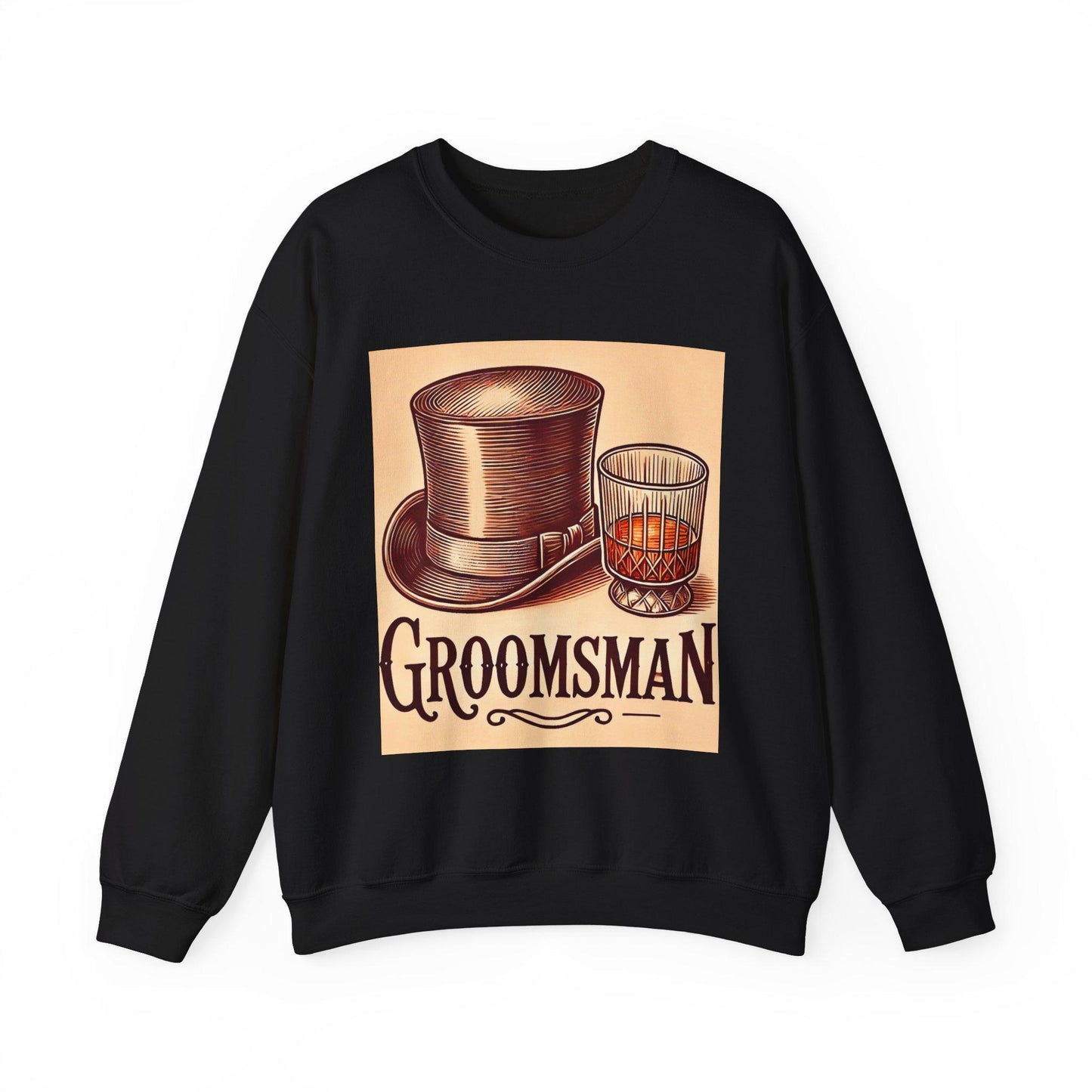 Groomsman Sweatshirt Heavy Blend™, Gift for Groomsman, Bachelor Party, Wedding Party Gift