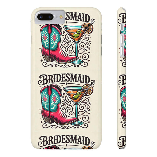 Bridesmaid Gift Slim Phone Case for iPhone, Gifts for Wedding Party, Bachelorette Party Swag