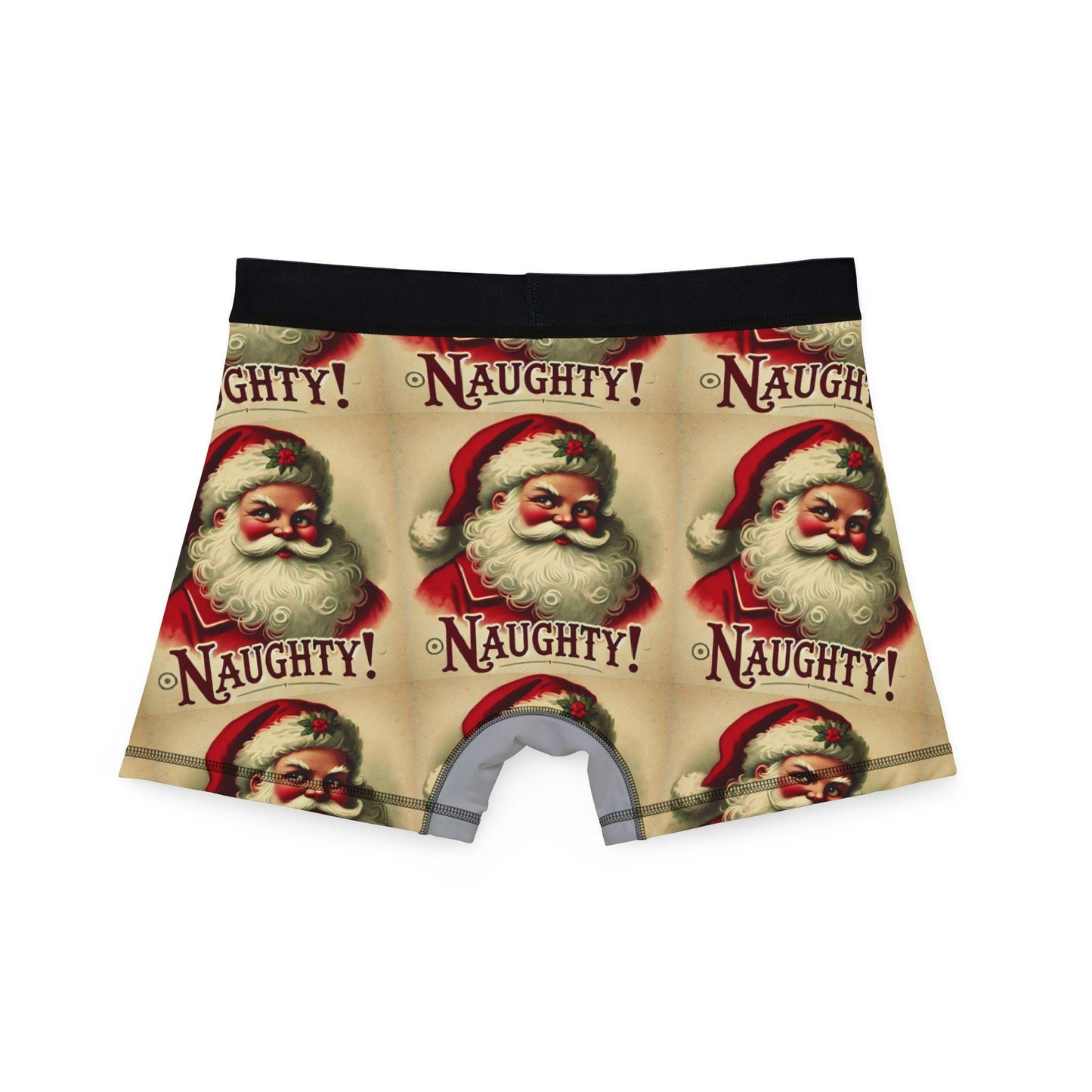 Men's Naughty Boxers, Funny Christmas Gift for Husband or Boyfriend