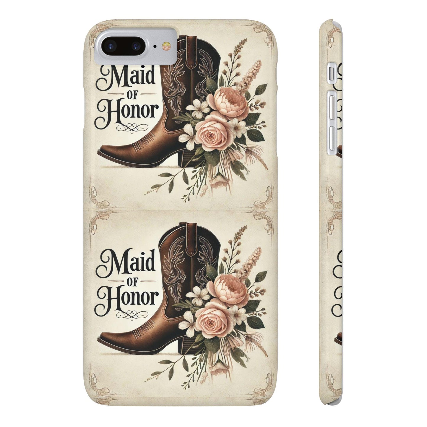 Maid of Honor Gift Slim Phone Case for iPhone, Gifts for Wedding Party, Bachelorette Party Swag