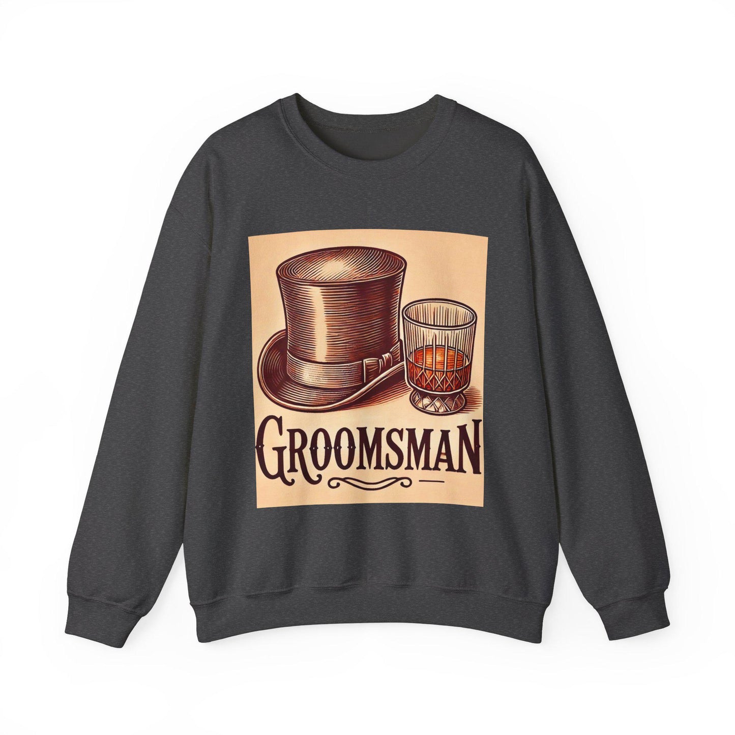 Groomsman Sweatshirt Heavy Blend™, Gift for Groomsman, Bachelor Party, Wedding Party Gift