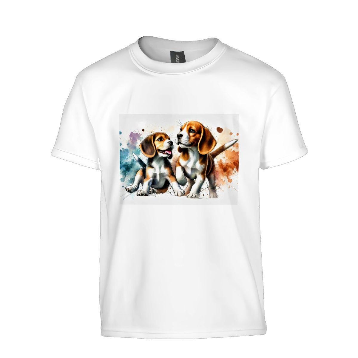 Kids Tee, Fun Beagle Youth T-Shirt, Unique Birthday Gift, Casual Vacation Wear, Original Art Tee, Kid's Fashion Design, Back To School