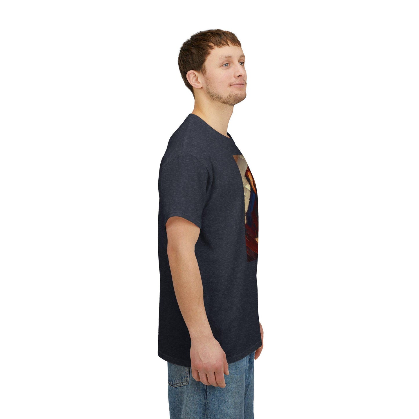 Dog Tee, Labrador Retriever Impressionist Design, Unisex LGBT Dog Lover Gift, Gay Graphic Top, Unisex Heavy Cotton T-shirt, 7 Colors 8 Sizes