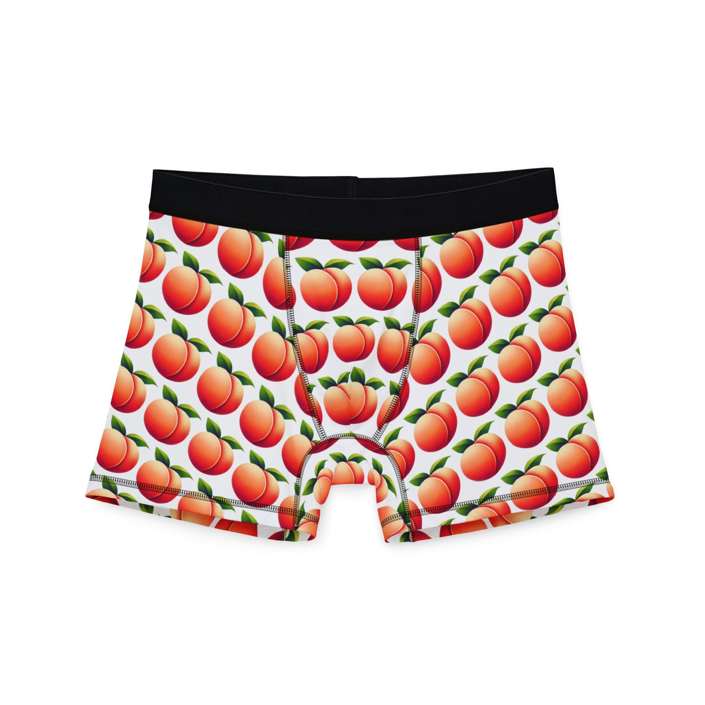 Men's Boxers, Funny Peach Emoji Design, Spicy Gift for Gay Men, LGBT Pride Underwear, Sexy Soft Boxer Briefs, Power Bottom Gift