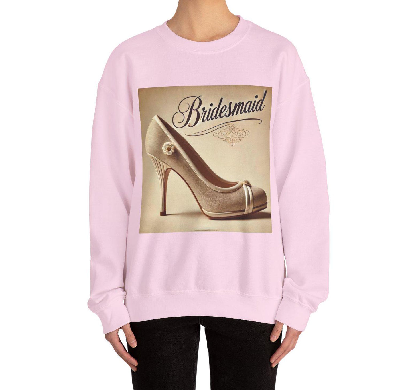 Bridesmaid Sweatshirt Heavy Blend™, Gift for Bridesmaid, Bachelorette Party, Vintage Inspired Wedding Party Gift