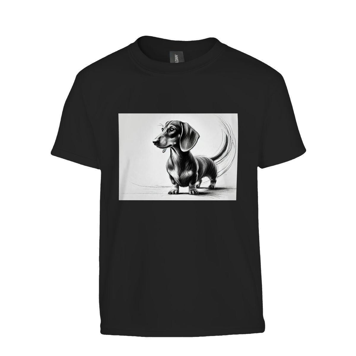 Kids Tee, Youth Dachshund Lover Gift, Cute Summer Vacation Apparel, Funny Dog Shirt, Birthday Present, Animal Lover Outfit, Back To School